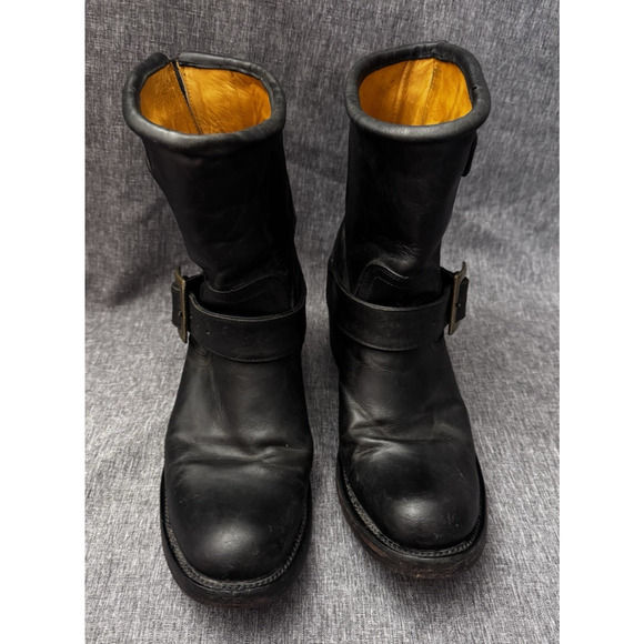 Old Gringo Boot Star Wome's Black Biker Engineer Cowboy Size 7.5B - Picture 2 of 13